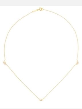 Catbird Snow Queen / Sleeping Beauty Necklace Gold Diamond / Slumberous Light